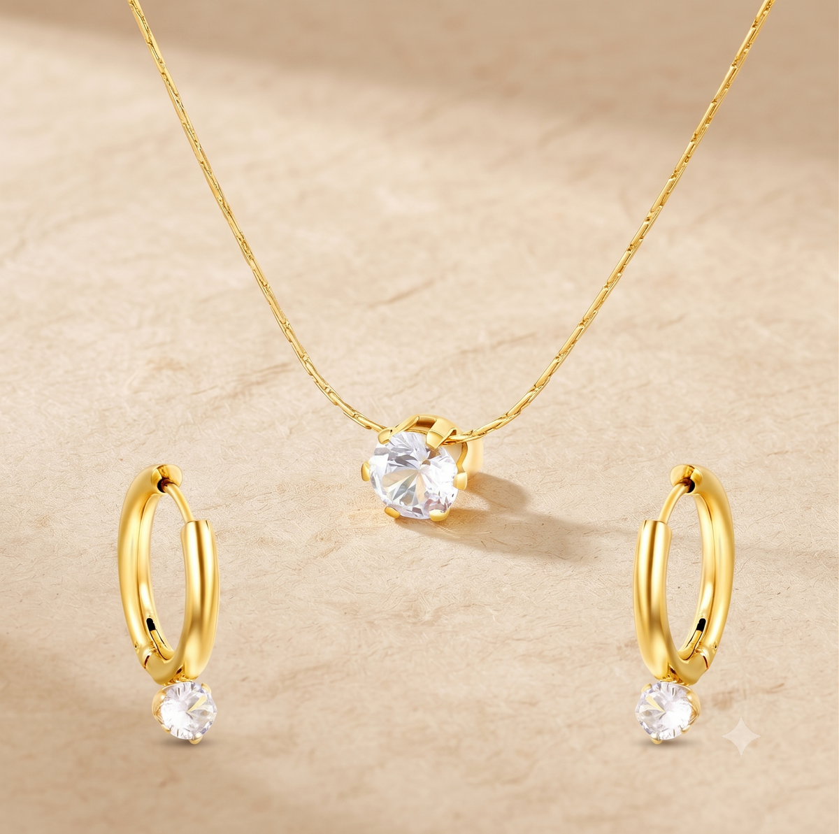 CZ Solitaire Set