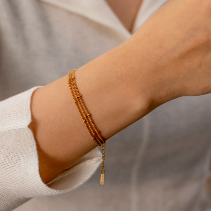 Layered Beaded Bracelet