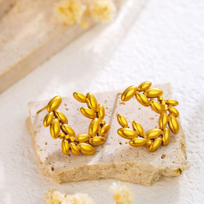 Gold Laurel Set